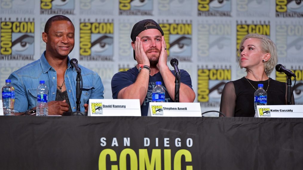 David Ramsey, Stephen Amell, Katie Cassidy speak at 2019 Comic-Con International