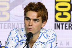 KJ Apa speaks at the 2019 Comic-Con International