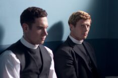 Grantchester - Tom Brittney as Will Davenport and James Norton as Sidney Chambers