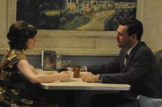 Peggy Olson (Elisabeth Moss) and Don Draper (Jon Hamm) - Mad Men - Season 4, Episode 7