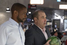 Dulé Hill and Rick Hoffman go bowling on Suits - Season 9