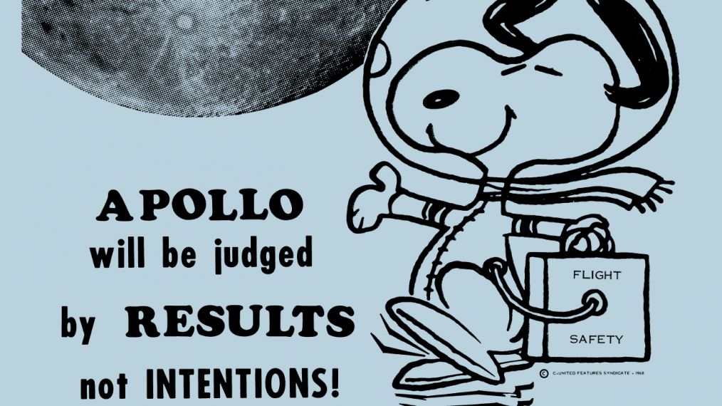 Peanuts Snoopy Apollo Launch Team 50th Anniversary Promo Card SDCC 2019 