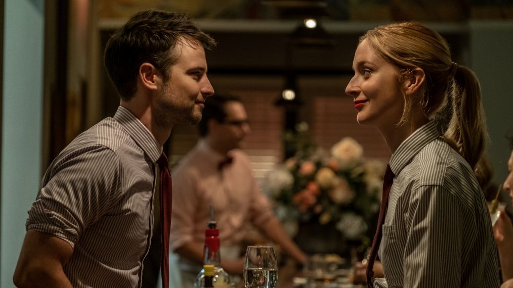 Tom Sturridge and Caitlin FitzGerald in Sweetbitter - Season 2