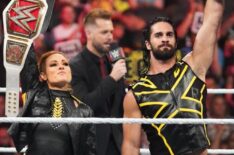 Becky Lynch and Seth Rollins