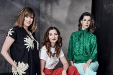 Jennifer Whalen, Aurora Browne and Meredith MacNeill of Baroness Von Sketch at TCA 2019