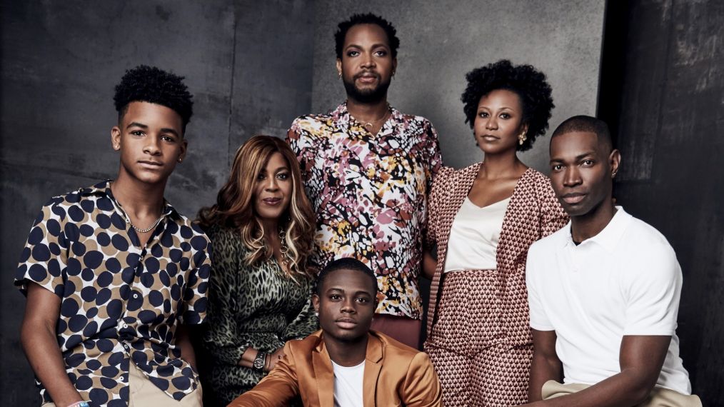 David Makes Man's Nathaniel Logan McIntyre, Dee Harris-Lawrence, Travis Coles, Alana Arenas, Tarell Alvin McCraney and Akili McDowell at TCA 2019