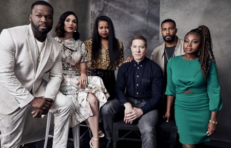 Power at TCA 2019 - Curtis '50 Cent' Jackson, Lela Loren, Courtney A. Kemp, Joseph Sikora, Omari Hardwick, and Naturi Naughton