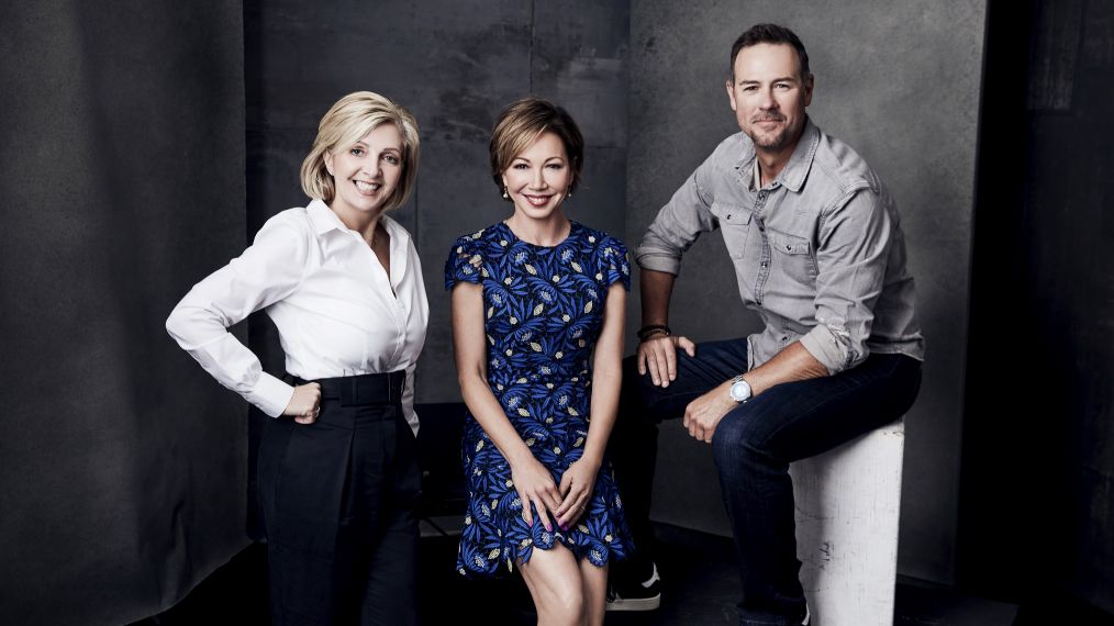 Taken at Birth's Jane Blasio, Lisa Joyner and Chris Jacob at TCA 2019