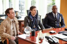 Brooklyn Nine-Nine - Season 6 - Joe Lo Truglio as Charles Boyle, Andy Samberg as Jake Peralta, Andre Braugher as Captain Ray Holt
