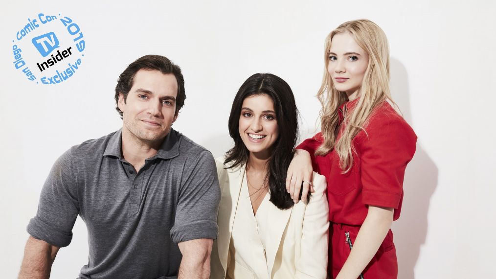 The Witcher's Henry Cavill, Anya Chalotra, and Freya Allan