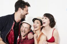 Preacher's Dominic Cooper, Mark Harelik, Ruth Negga, and Julie Ann Emery at Comic-Con 2019