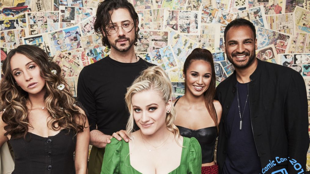 The Magicians' Stella Maeve, Hale Appleman, Olivia Taylor Dudley, Summer Bishil and Arjun Gupta at ComicCon 2019