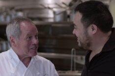 Wolfgang Puck with David Chang in Ugly Delicious