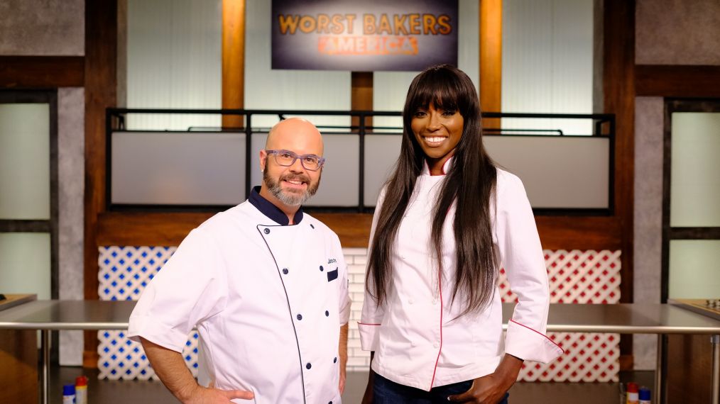 Worst Bakers hosts, Jason Smith and Lorraine Pascale