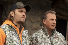 Luke Grimes as Kayce and Kevin Costner as John Dutton in Yellowstone - Season 2, Episode 6
