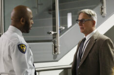 Boise Holmes and Mark Harmon in NCIS - 'Blast From The Past'