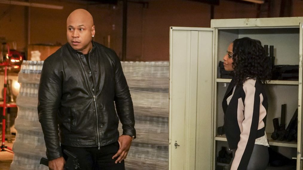 LL Cool J as Special Agent Sam Hanna and Azie Tesfai as King in Queen Pin