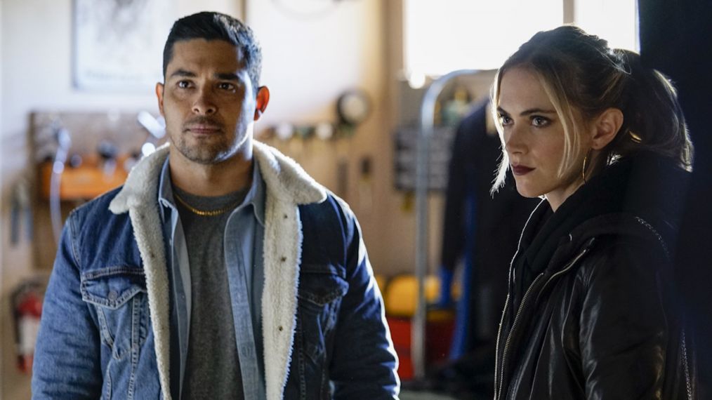 Wilmer Valderrama, Emily Wickersham in NCIS - 'High Tide'