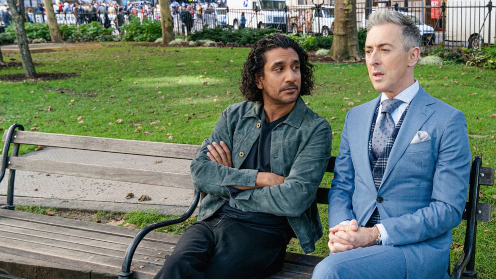 Naveen Andrews as Julian Cousins and Alan Cumming as Dr. Dylan Reinhart in Instinct - 'One of a Kind'