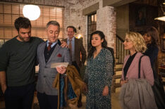 Daniel Ings as Andy, Alan Cumming as Dr. Dylan Reinhart, Danny Mastrogiorgio as Det. Anthony Fucci, Olivia Oguma as Sam, Bojana Novakovic as Det. Lizzie Needham and Sharon Leal as Lt. Jasmine Gooden in Instinct - 'Trust Issues'