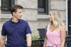 Will Estes as Jamie Reagan, Vanessa Ray as Officer Eddie Janko in Blue Bloods - 'The Real Deal'