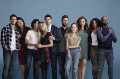 The cast of A Million Little Pieces - David Giuntoli, Grace Park, Stephanie Szostak, Lizzy Greene, Ron Livingston, James Roday, Allison Miller, Christina Ochoa, Christina Moses, Romany Malco