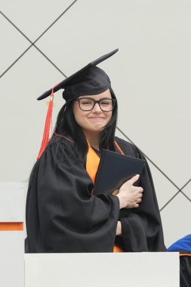 Ariel Winter as Alex Dunphy graduating in Season 10 of Modern Family - 'Commencement'