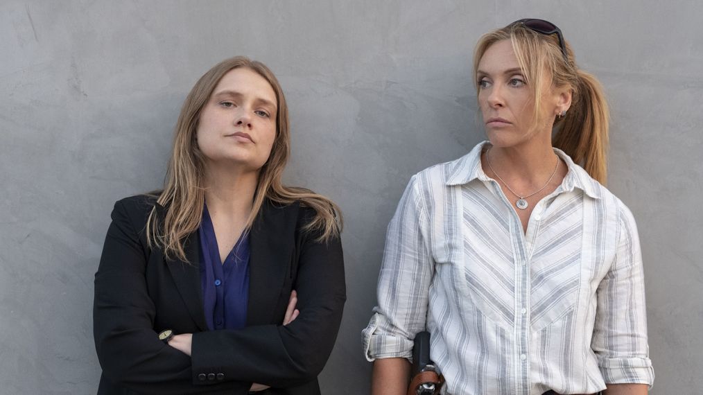 Merritt Wever and Toni Collette in Unbelievable