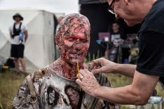 Matt Bomer behind the scenes as Larry/Negative Man in Doom Patrol - 'Pilot'