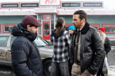 Director of photography Ron Richard shooting a scene of Riverdale with Skeet Ulrich - 'Chapter Fifty-Three: Jawbreaker”