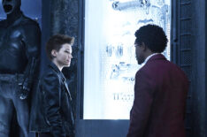 Ruby Rose as Kate Kane and Camrus Johnson as Luke Fox in the pilot episode of Batwoman