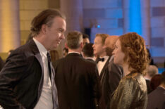 Timothy Hutton and Brittany Snow in Almost Family