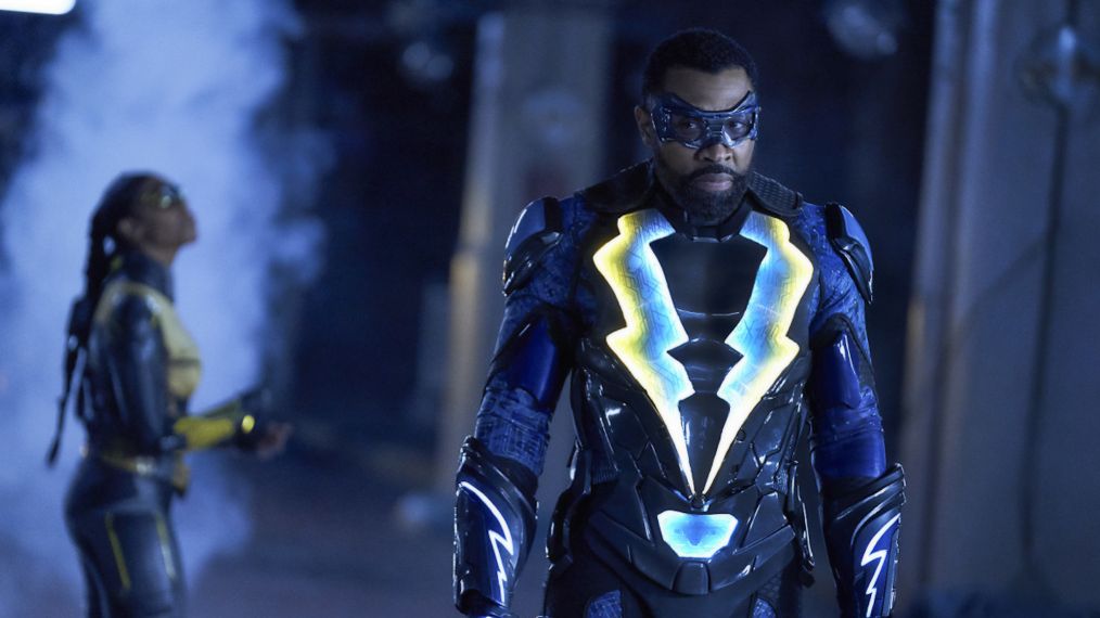 Cress Williams as Black Lightning in The Book of the Apocalypse: Chapter One: The Alpha