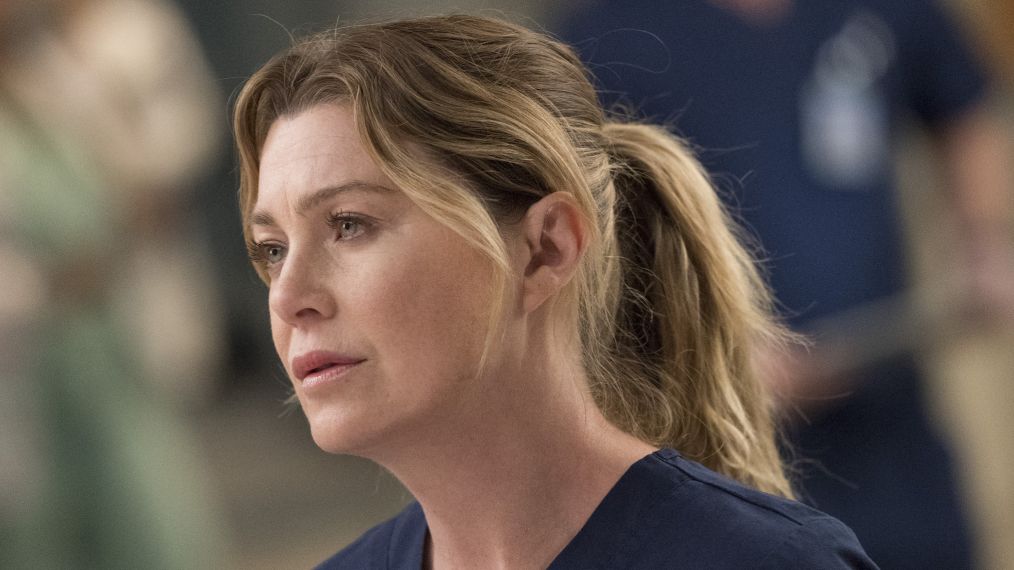 Ellen Pompeo as Meredith in Grey Grey's Anatomy