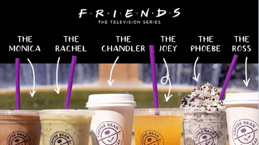 Friends coffee drinks