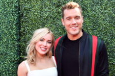 Cassie Randolph and Colton Underwood attend the 2019 MTV Movie And TV Awards