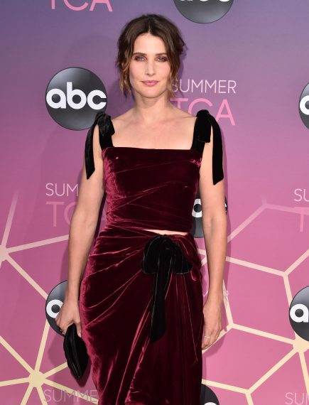 Cobie Smulders attends ABC's TCA Summer Press Tour Carpet Event in August 2019