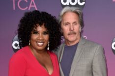 Christina Anthony and Gary Cole attend ABC's TCA Summer Press Tour Carpet Event