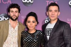 Jack Falahee, Amirah Vann and Conrad Ricamora attend ABC's TCA Summer Press Tour Carpet Event