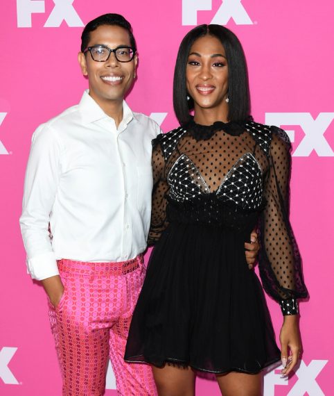 Steven Canals and Mj Rodriguez attend FX Networks Starwalk Red Carpet at TCA