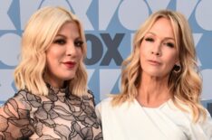 Tori Spelling and Jennie Garth attends the FOX Summer TCA 2019 All-Star Party