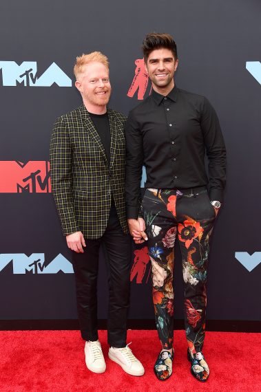Jesse Tyler Ferguson and Justin Mikita attend the 2019 MTV Video Music Awards