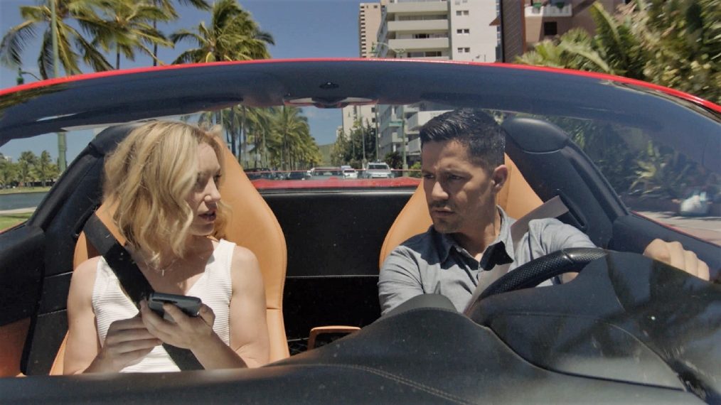 Magnum P.I. - Perdita Weeks as Juliet Higgins and Jay Hernandez as Thomas Magnum