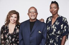 Finding Your Roots' Justina Machado, Henry Louis Gates and Sasheer Zamata