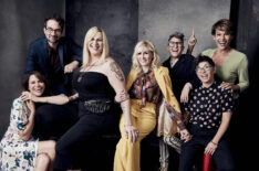 Transparent's Amy Landecker, Jay Duplass, Shakina Nayfack, Judith Light, Jill Soloway, Faith Soloway, and Alexandra Billings at TCA 2019