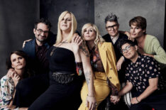 Transparent's Amy Landecker, Jay Duplass, Shakina Nayfack, Judith Light, Jill Soloway, Faith Soloway, and Alexandra Billings at TCA 2019