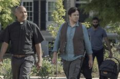 Seth Gilliam as Father Gabriel Stokes, Josh McDermitt as Dr. Eugene Porter, Avi Nash as Siddiq - The Walking Dead _ Season 10