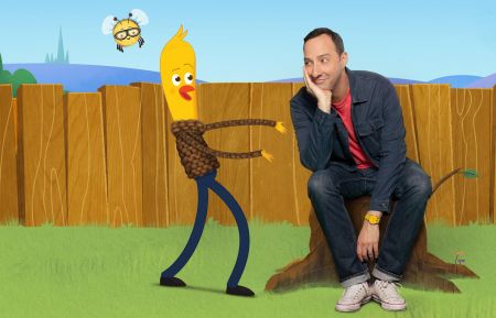 Tony Hale and Archibald and Bea photo cred Piper Ferguson