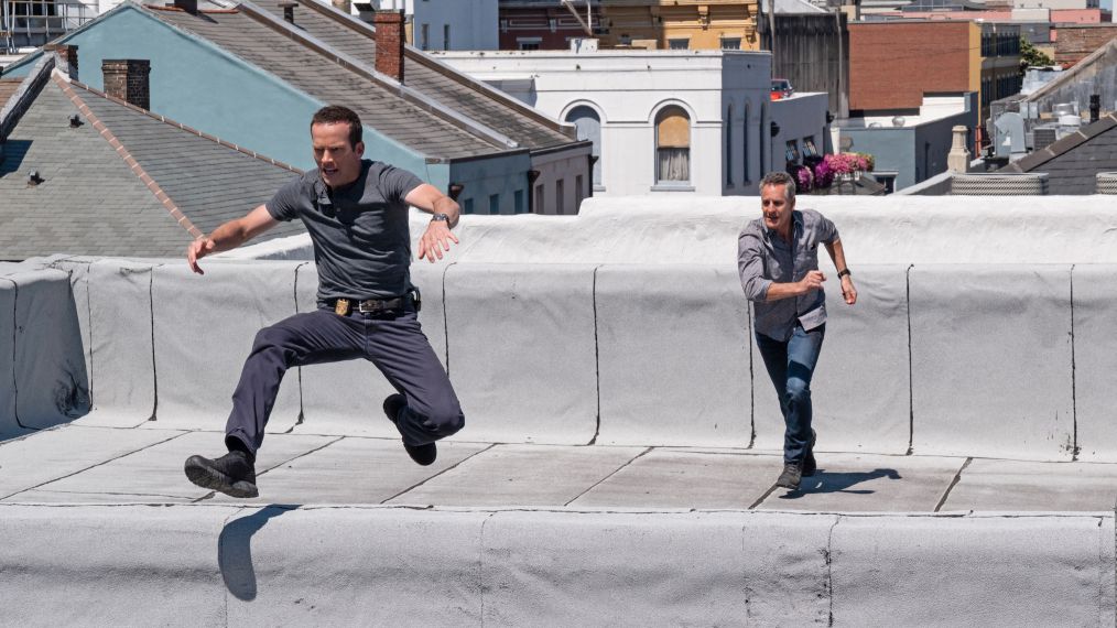 Lucas Black as Special Agent Christopher LaSalle and Scott Bakula as Special Agent Dwayne Pride in NCIS: New Orleans - 'Chaos Theory'