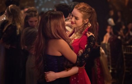 Riverdale - Vanessa Morgan as Toni and Madelaine Petsch as Cheryl